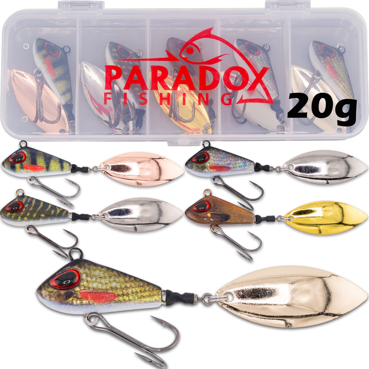 Delusory Jig Spinner Set 6g/10g/15g/20g/25g