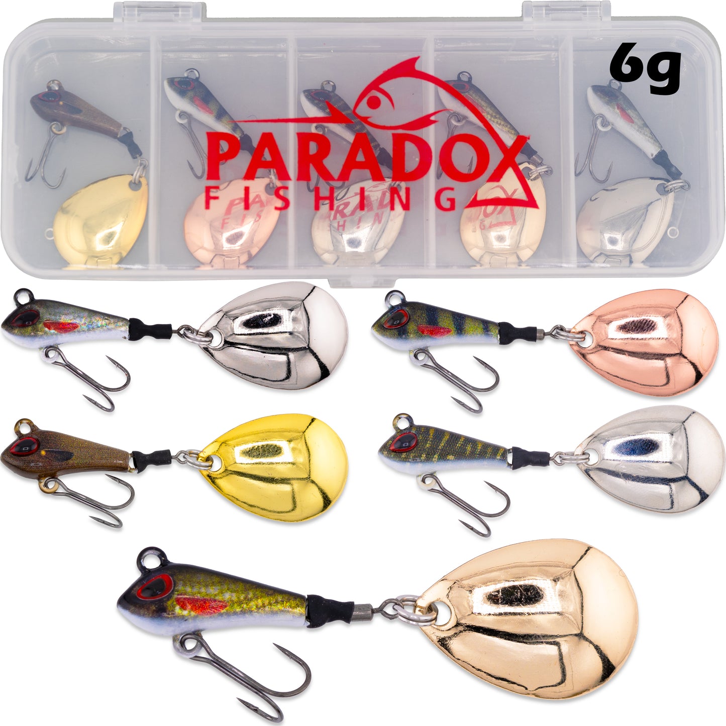 Delusory Jig Spinner Set 6g/10g/15g/20g/25g