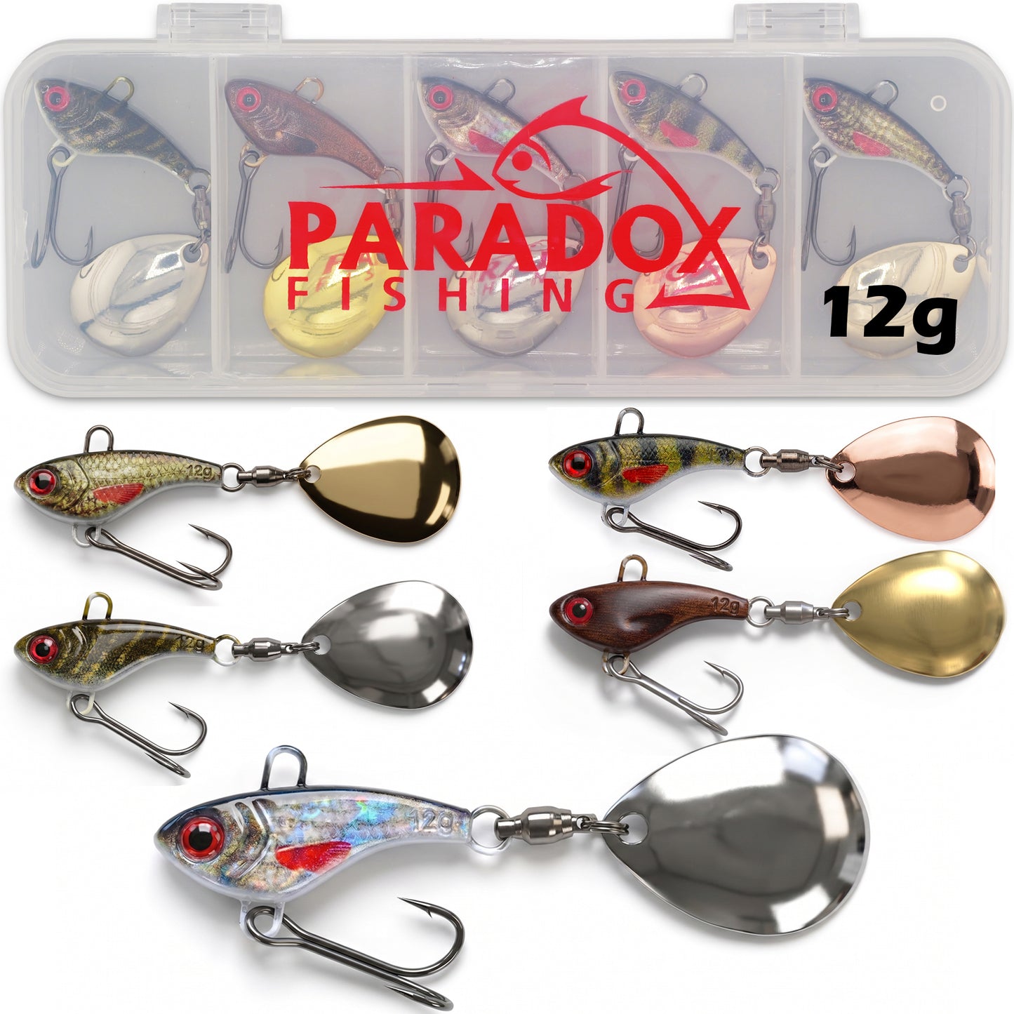 Delusory Jig Spinner Set 6g/8g/12g/18g