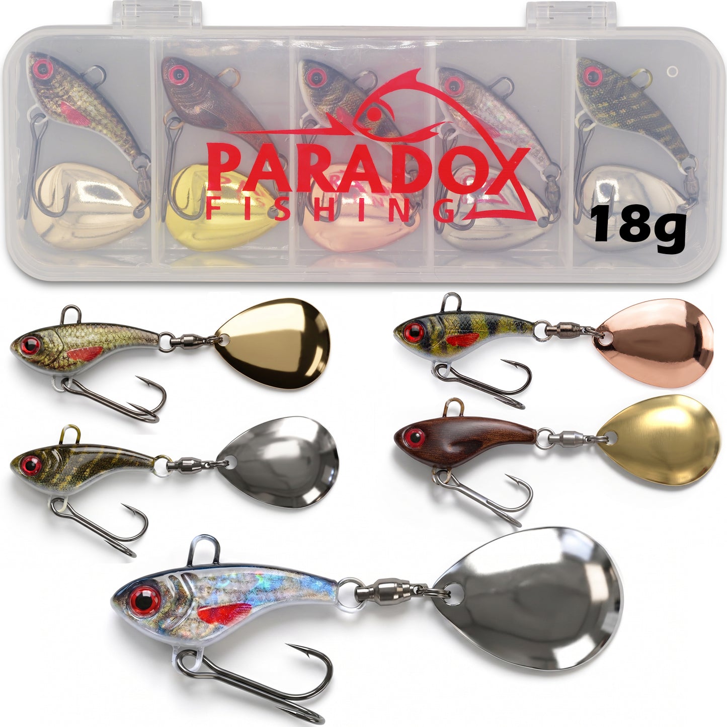 Delusory Jig Spinner Set 6g/8g/12g/18g