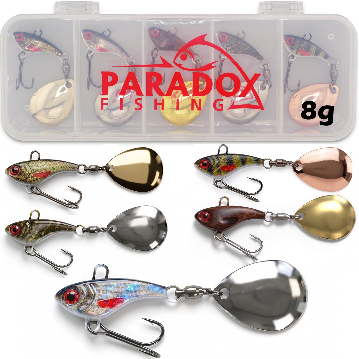 Delusory Jig Spinner Set 6g/8g/12g/18g