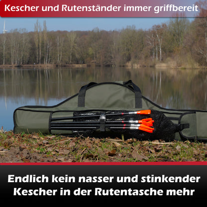 Rutentasche 3/4 Kammern 150cm/160cm/190cm Grün