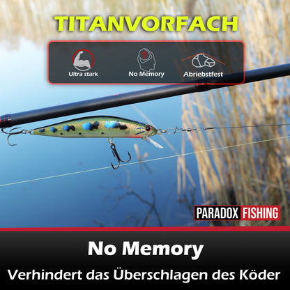 Titanvorfächer 5er Set 25cm/40cm 8kg/12kg/20kg