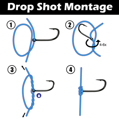 Drop Shot Blei 3,5g-14g / Dropshot Komplett