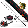 Firetiger Spinnrute für Barsch, Hecht und Zander mit Infinity Spinnrolle