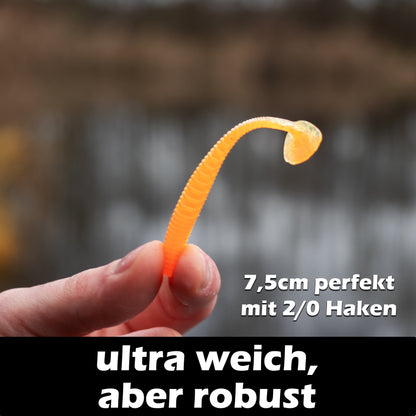 Perch Punk Barsch Gummifische 7,5cm - verschiedene Farben