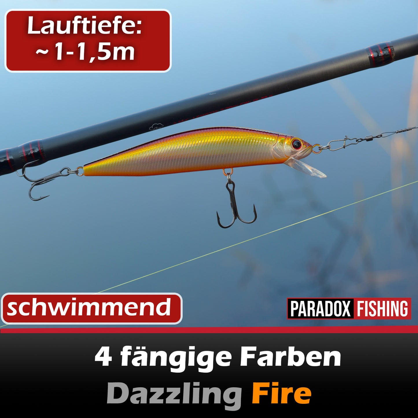 Flanking Flash Wobbler 12,5cm 24g schwimmend