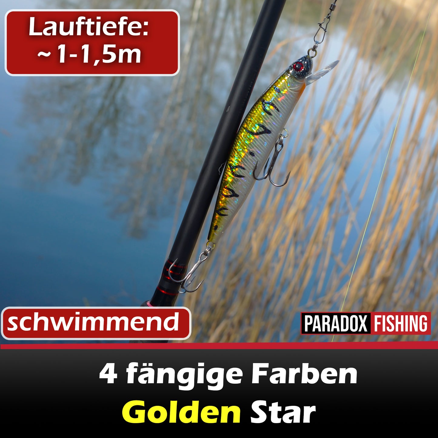 Flanking Flash Wobbler 12,5cm 24g schwimmend