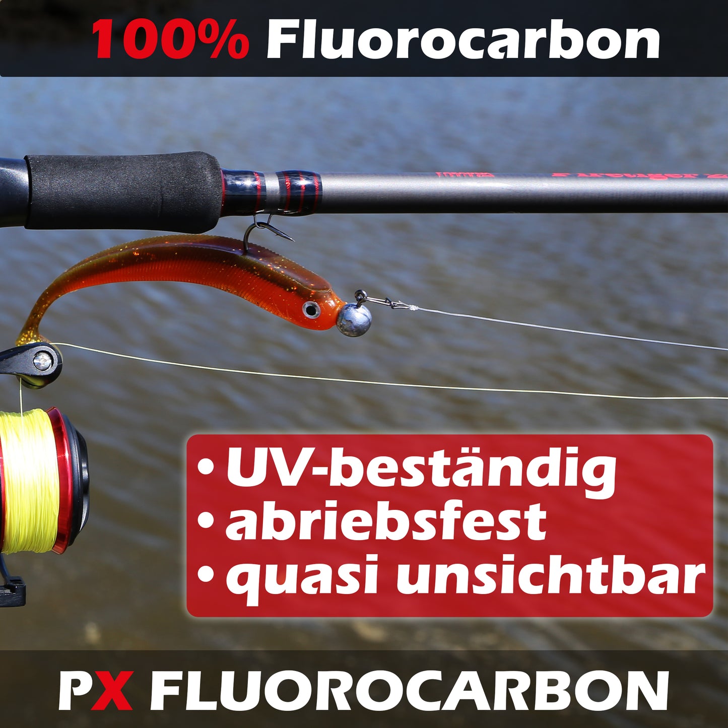 100% PX Fluorocarbon 30m 0,20mm/0,30mm/0,35mm/0,40mm 3,5kg-9,5kg