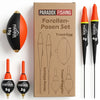 Forellen-Posen-Set 5x zum aktiven & passiven Forellenangeln