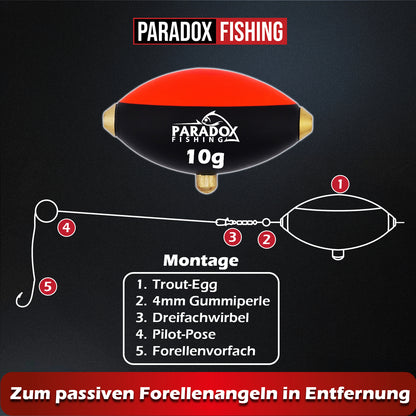 Forellen-Posen-Set 5x zum aktiven & passiven Forellenangeln