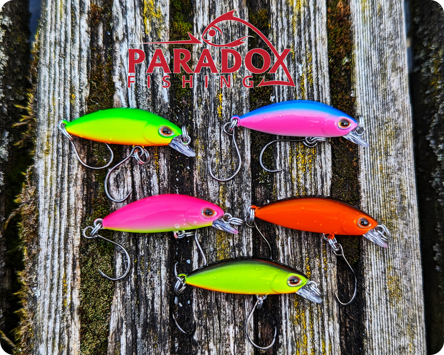 Forellen Wobbler 2,3g 4,1cm schwimmend 5 Stück