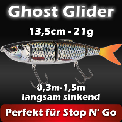 Ghost Glider Set 3-teiliger Wobbler 13,5cm 21g langsam sinkend