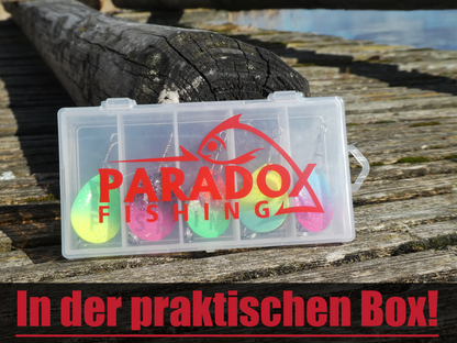 Forellen Glow Spinner Set 2,8g 5 Stück