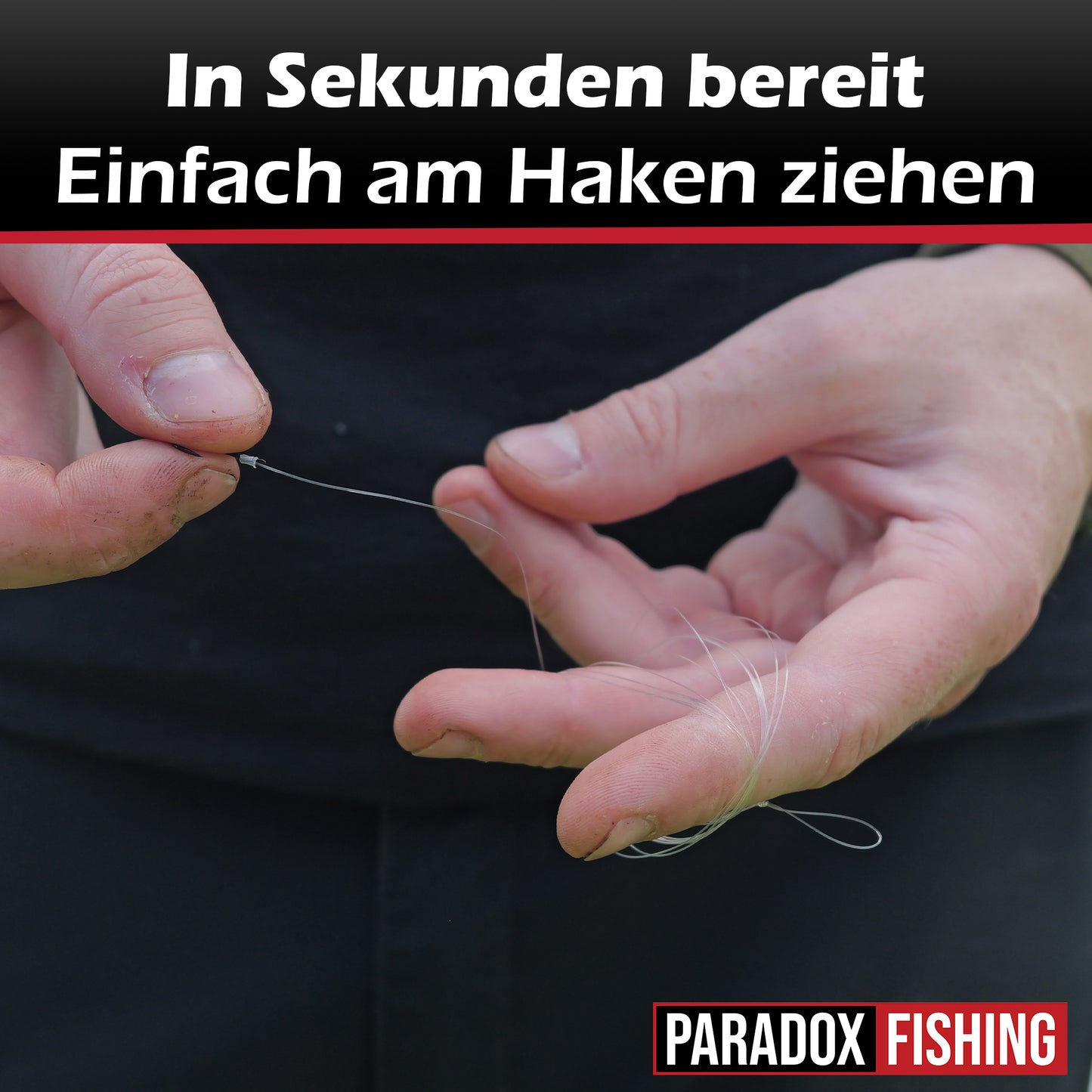 Allround-Vorfächer I Angelhaken mit Vorfach 10 Stück I #2-#16
