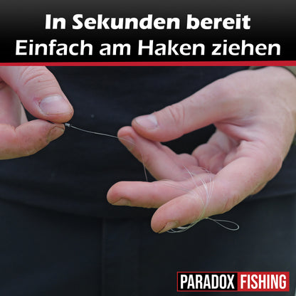 Allround-Vorfächer I Angelhaken mit Vorfach 10 Stück I #2-#16