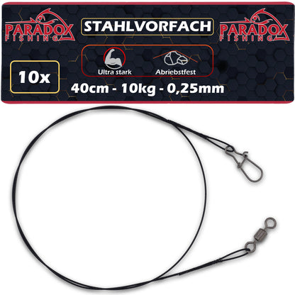 Stahlvorfächer Hecht 10er Set 25cm/40cm 10kg/18kg