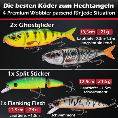 Hecht Komplett Set Firetiger Spinnrute 20-60g + 4000 Rolle