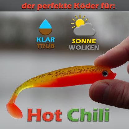 PX Zander Shad Gummifisch 10cm - verschiedene Farben