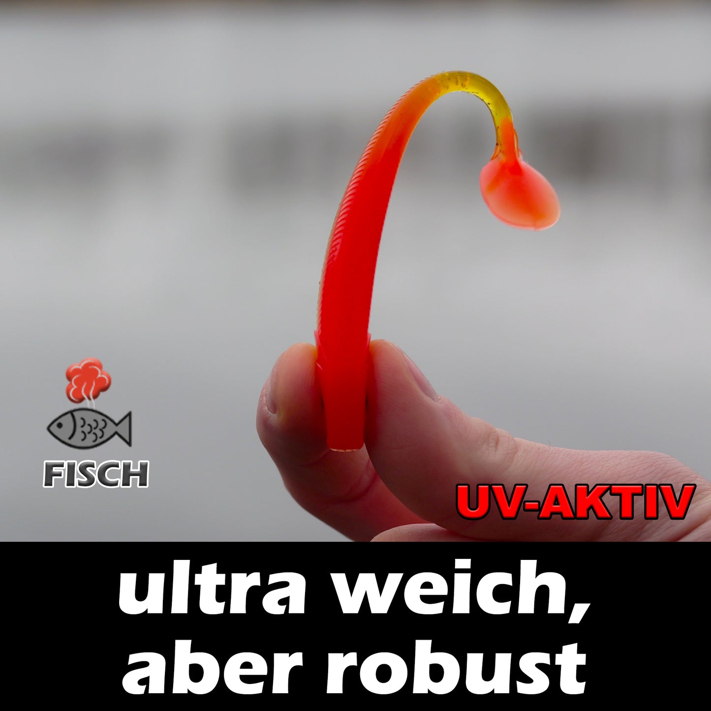 PX Zander Shad Gummifisch 10cm - verschiedene Farben