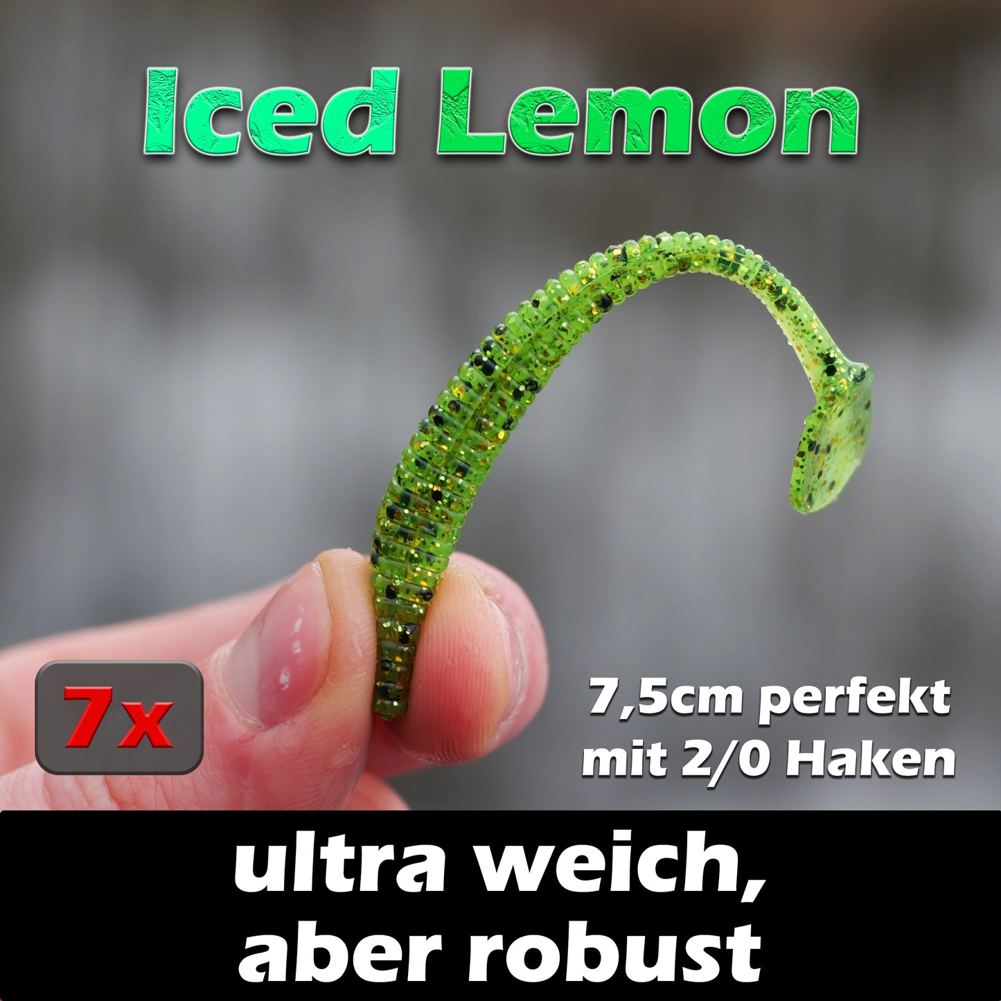 Perch Punk Barsch Gummifische 7,5cm - verschiedene Farben