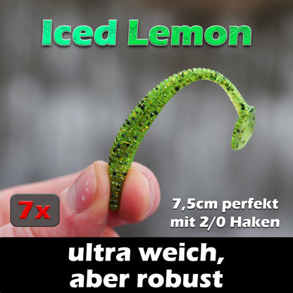 Perch Punk Barsch Gummifische 7,5cm - verschiedene Farben