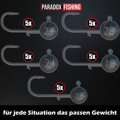 Jigköpfe 4/0 5g-28g mit Baitholder