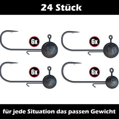 Jigköpfe 2/0 5g-15g mit Baitholder