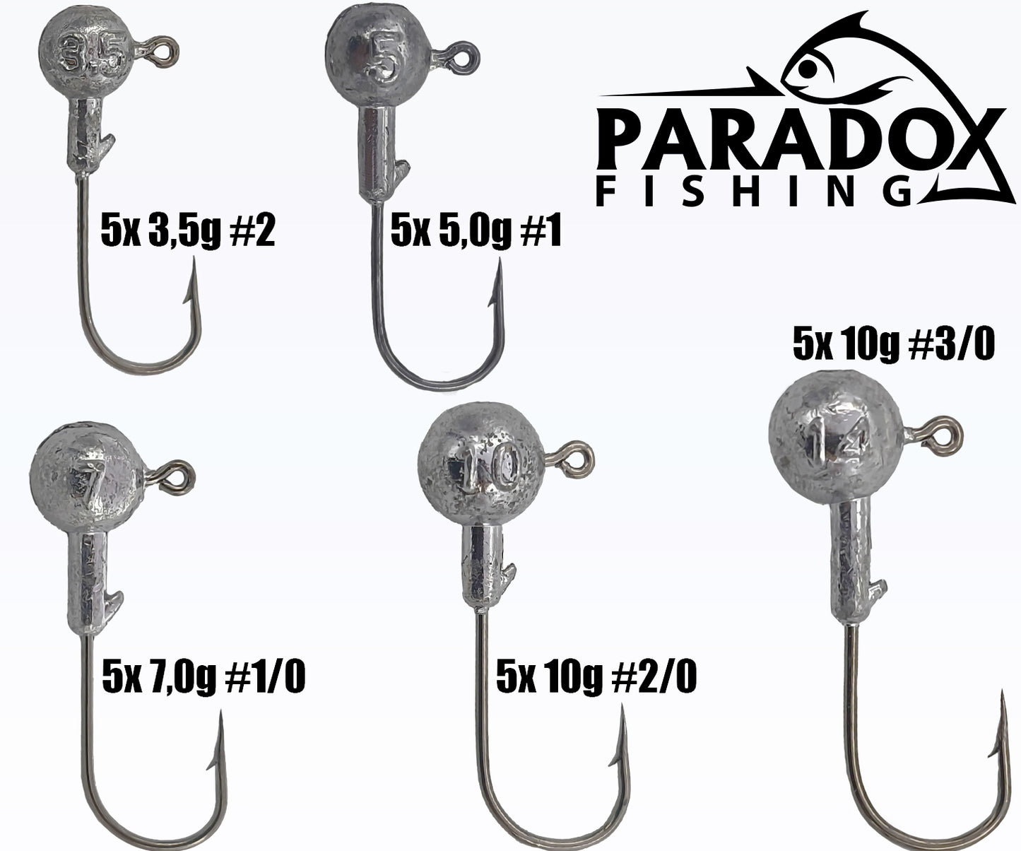 Jigköpfe #2-3/0 24 Stück