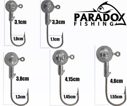 Jigköpfe #2-3/0 24 Stück