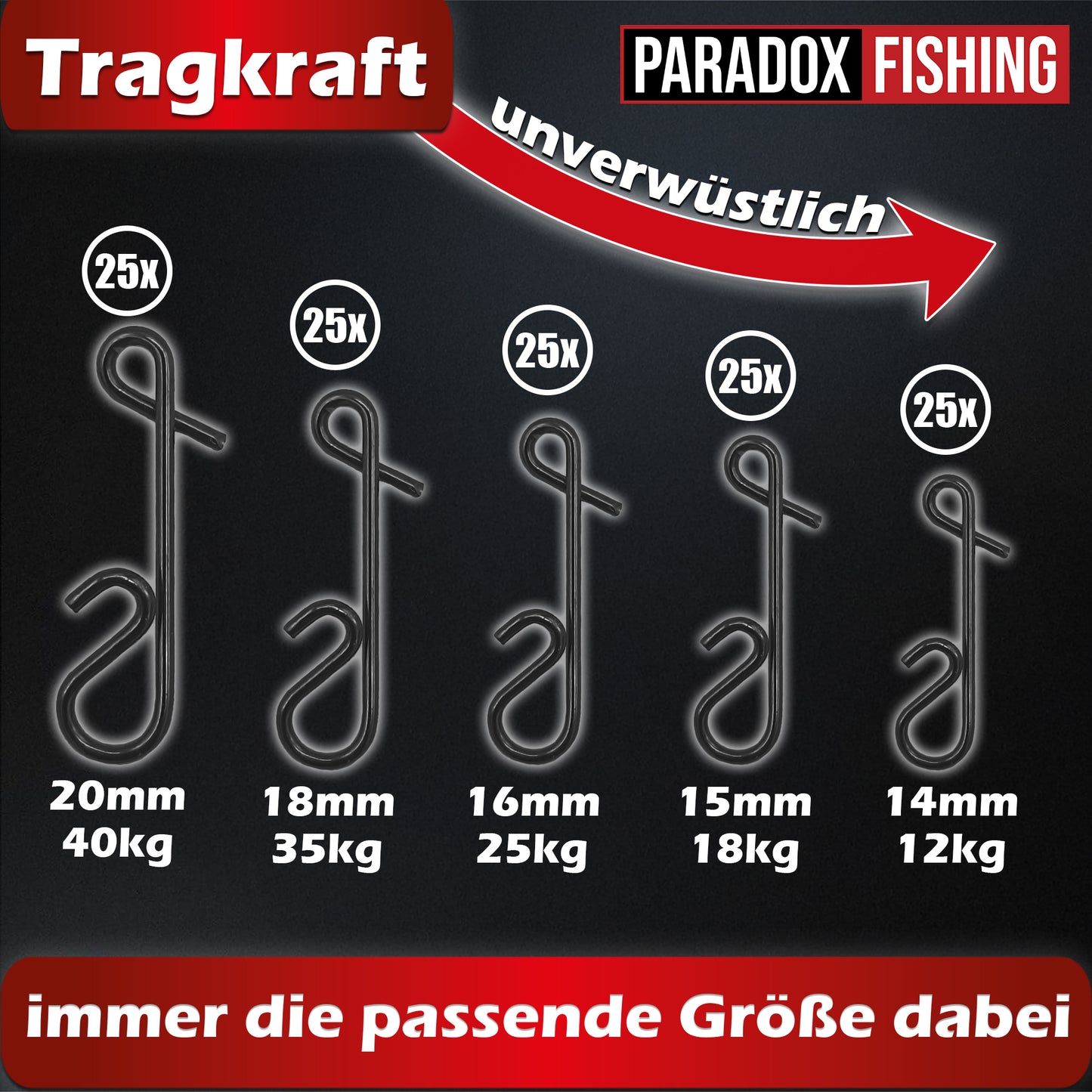 Knotenlosverbinder 125 Stück