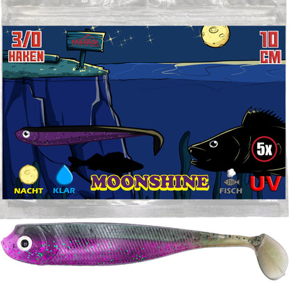 PX Zander Shad Gummifisch 10cm - verschiedene Farben