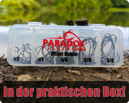 Offset Haken Set 45 Stück #2-3/0