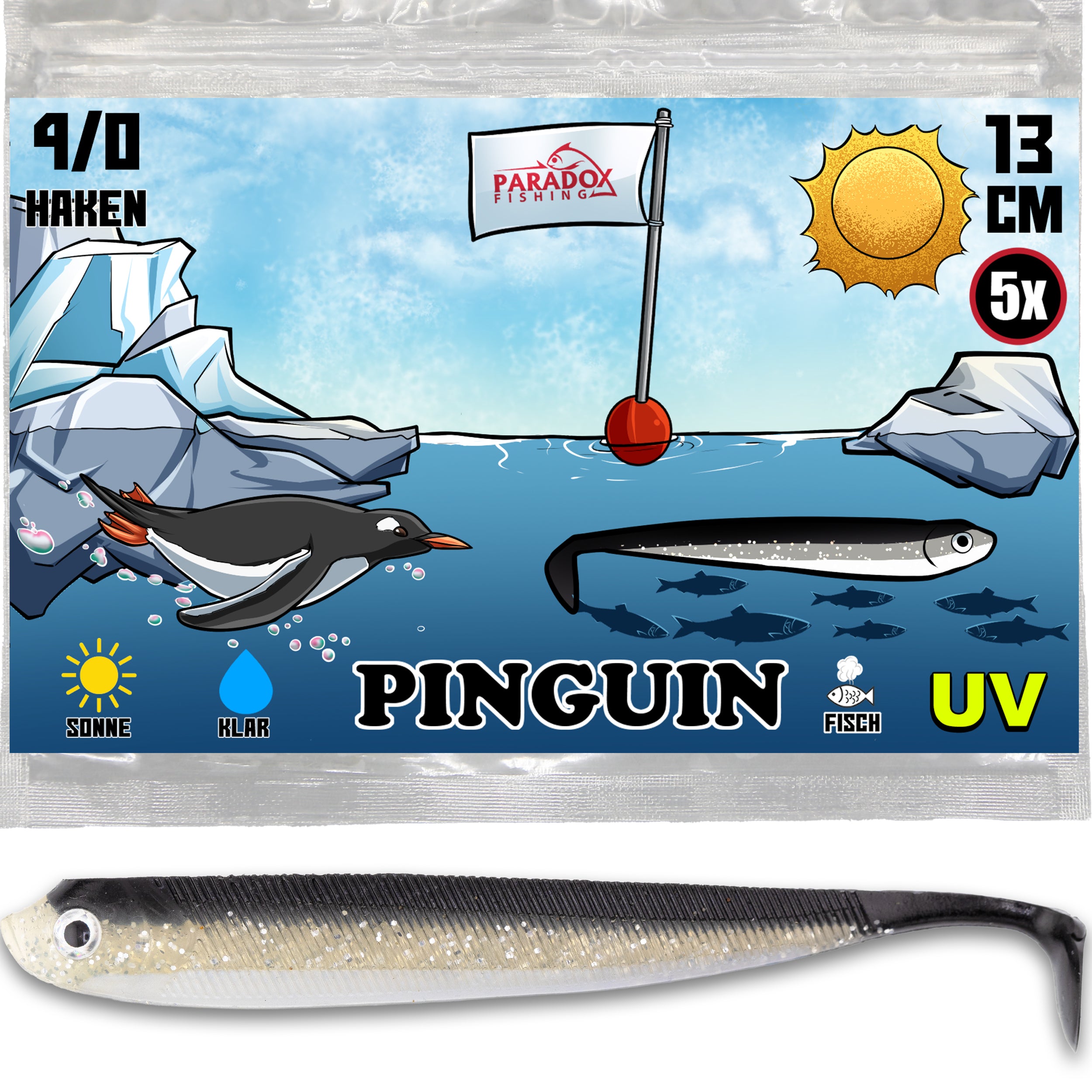PX Zander Shad Gummifisch 13cm