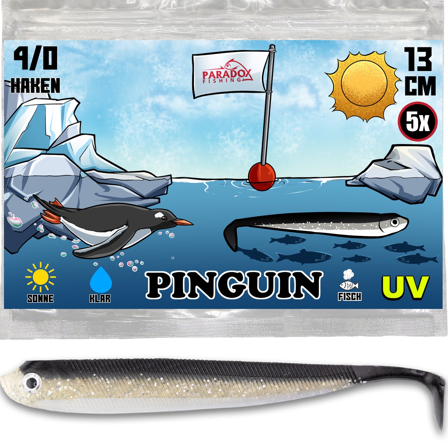 PX Zander Shad Gummifisch 13cm