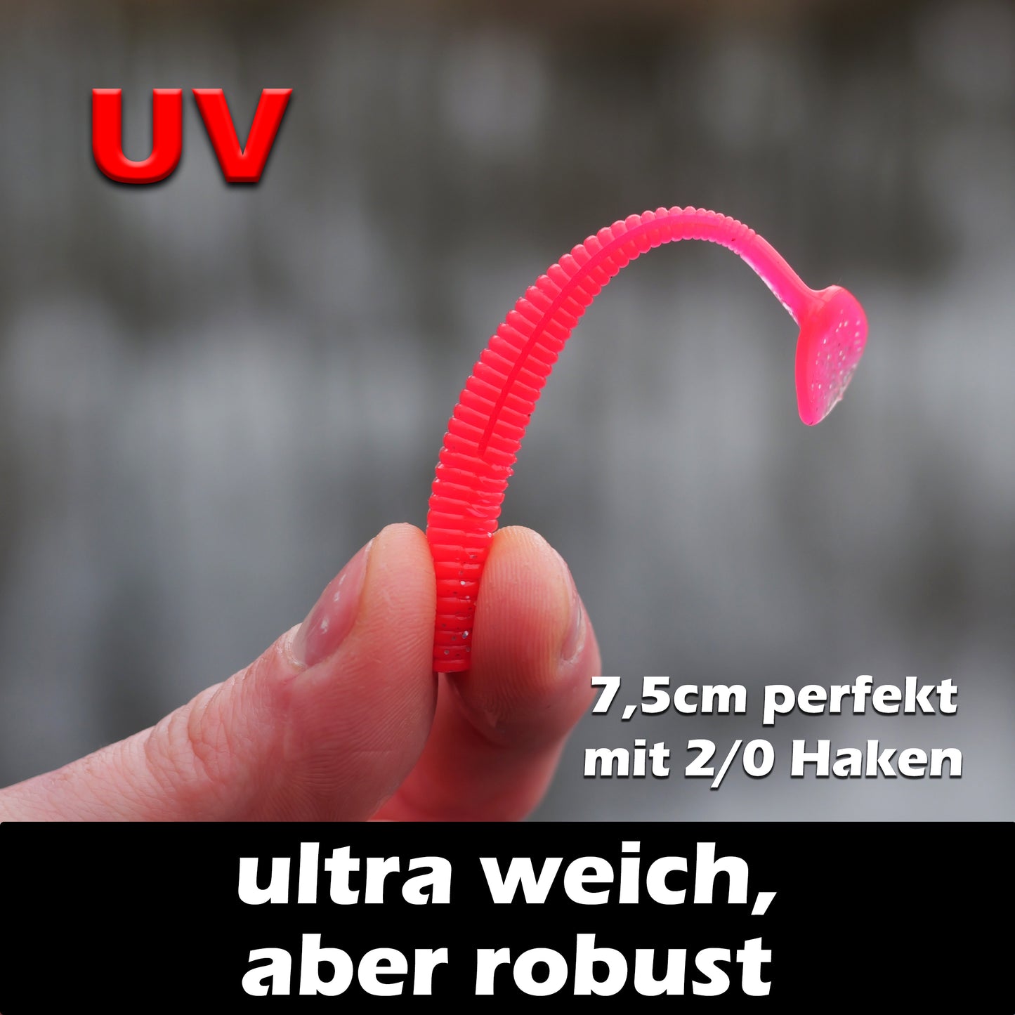 Perch Punk Barsch Gummifische 7,5cm - verschiedene Farben