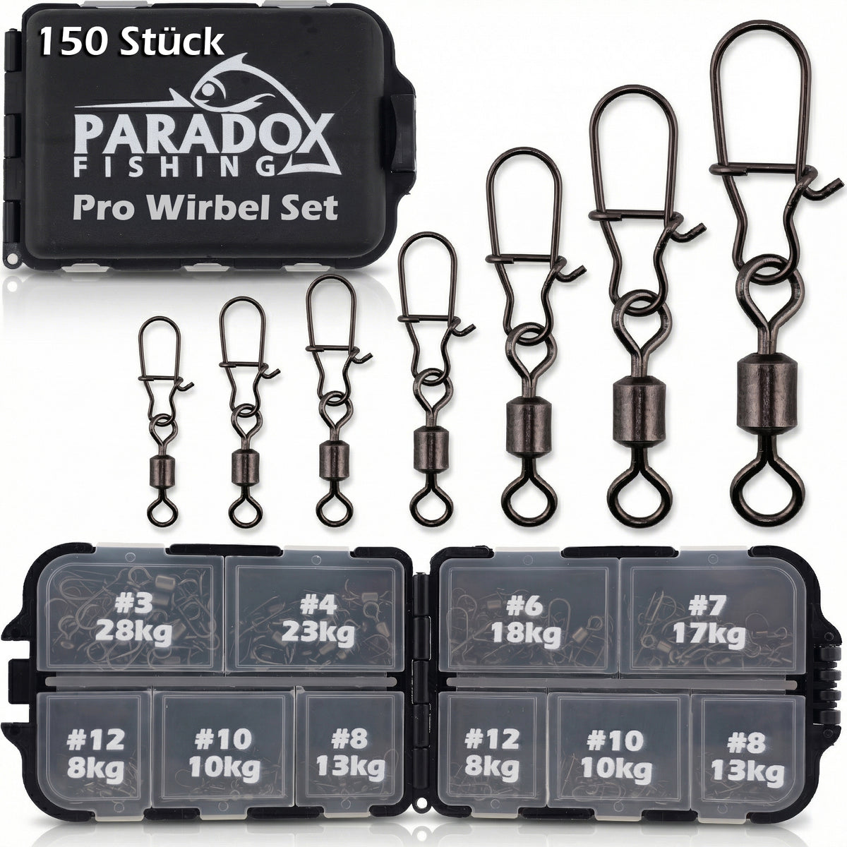 Duo-Lock Wirbel Set #3-#12 150 Stück