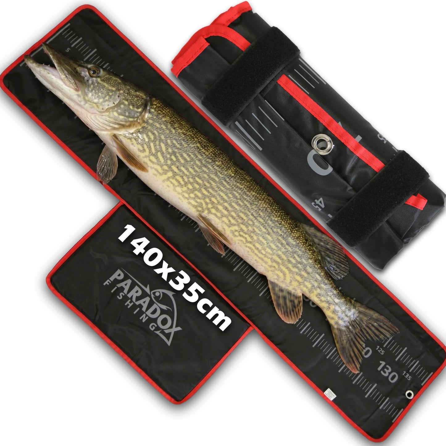 Raubfisch Abhakmatte 140x35cm mit Kniepolsterung