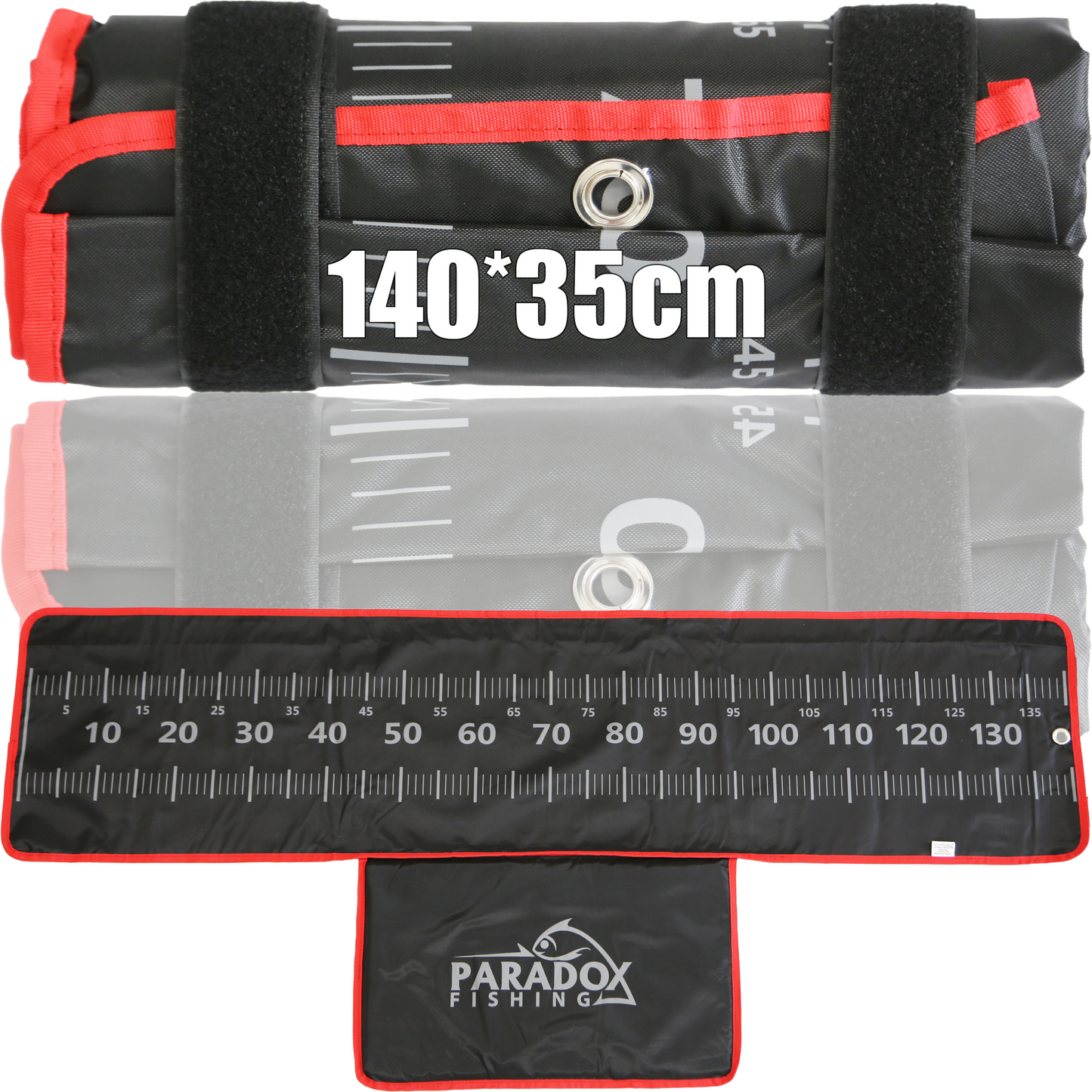 Raubfisch Abhakmatte 140x35cm mit Kniepolsterung