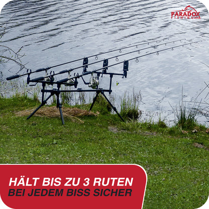 Rod Pod für 3 Ruten flexibel verstellbar mit Tasche