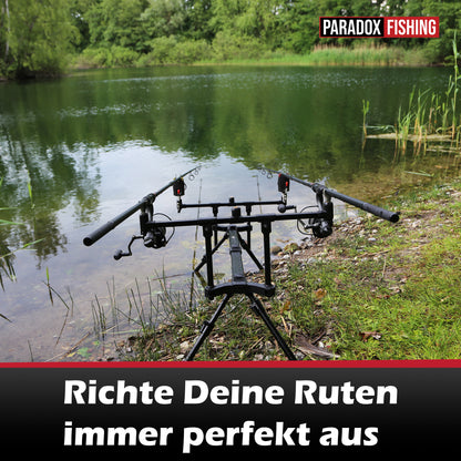 Rod Pod für 3 Ruten flexibel verstellbar mit Tasche