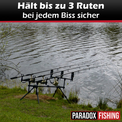 Rod Pod für 3 Ruten flexibel verstellbar mit Tasche