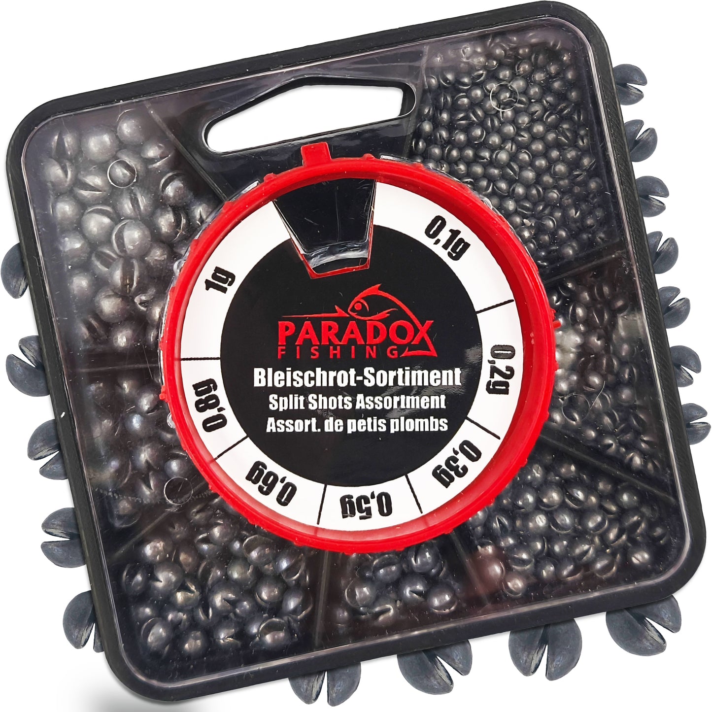 Schrotblei Blei-Schrot Sortimente 0,1g-2,0g