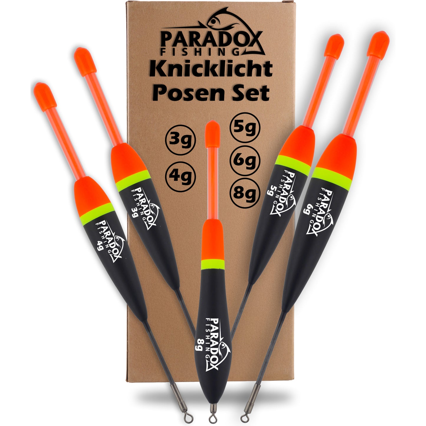 Knicklichtposen Set 5 Stück 3g/4g/5g/6g/8g