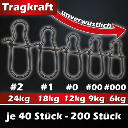 Duo-Lock Snap Set #000-#2 200 Stück
