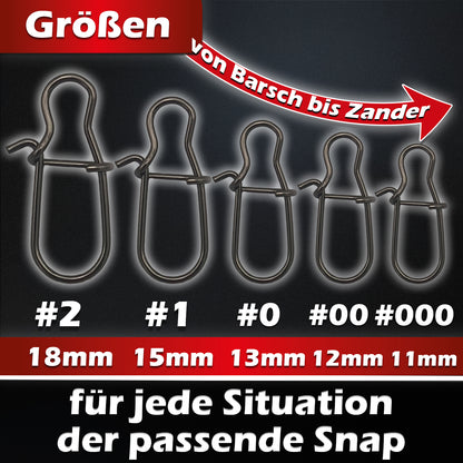 Duo-Lock Snap Set #000-#2 200 Stück