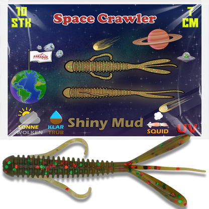 Space Crawler 7cm - 10 Stück Creature Bait für Barsch