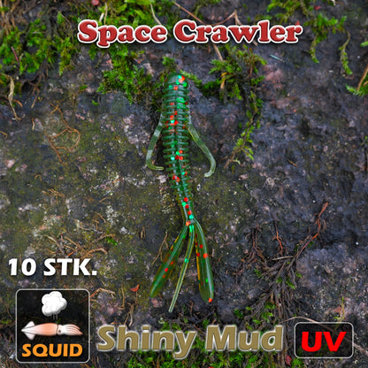 Space Crawler 7cm - 10 Stück Creature Bait für Barsch