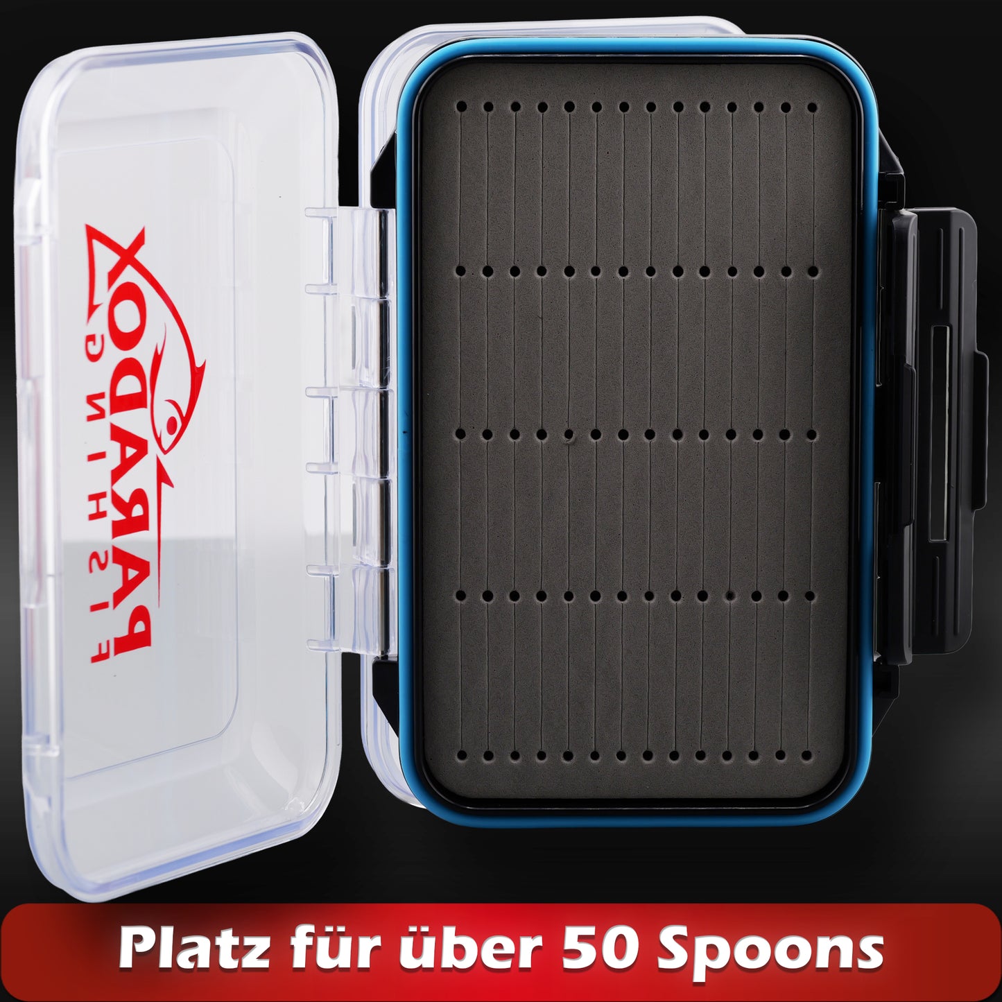 wasserdichte Spoonbox 13x10,5x4,5cm - doppelseitig