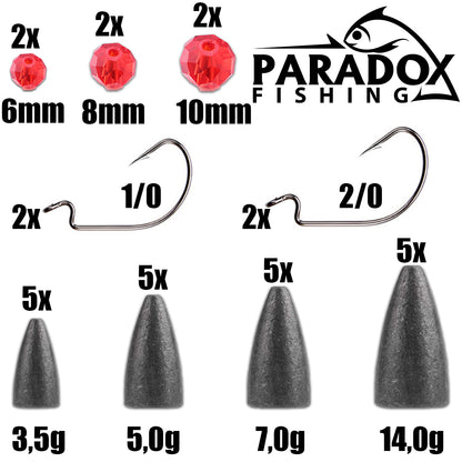 Bulletweight Set für Texas Rig  und Carolina Rig